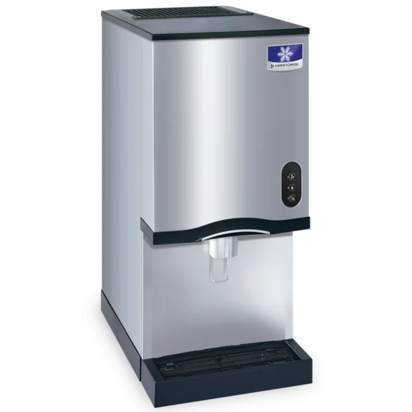 Manitowoc CNP0201A-161L Lever Activated Nugget Countertop Ice Machine - 10 lbs Storage, 285 lbs/day