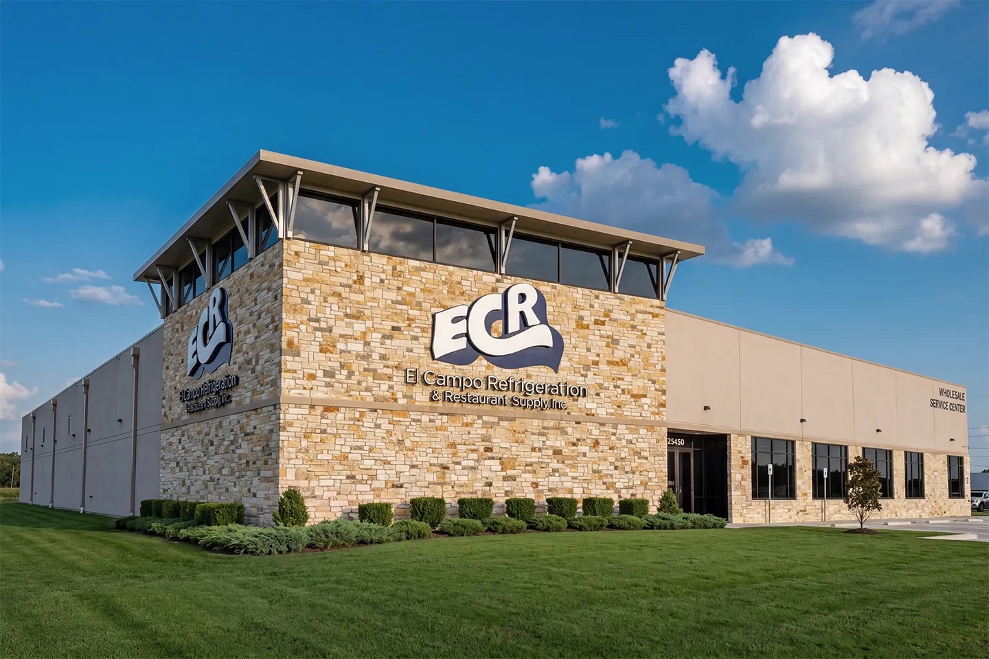 El Campo Refrigeration wholesale service center building