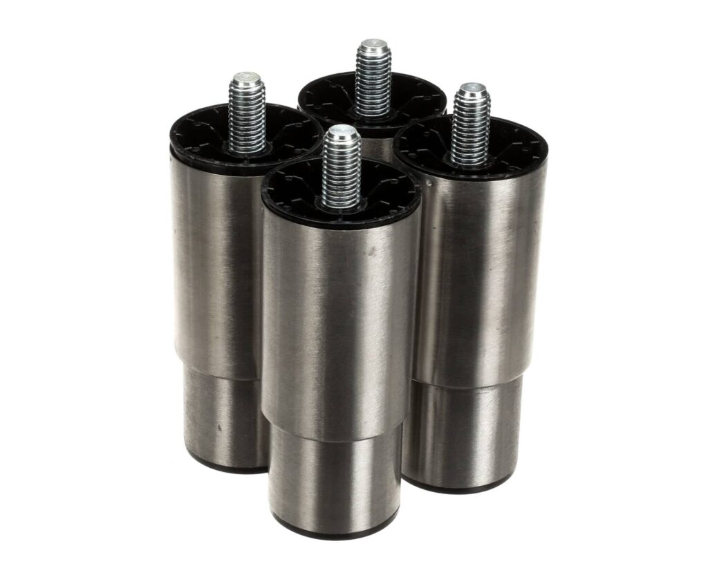 Manitowoc stainless steel adjustable bin leg kit